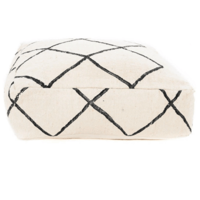 pouf-berbere-kilim-382_62e88788-b177-43a5-9f8e-b539fb4e3dc5.png Kilim Floor Pillow Cover – 24x24 in (60x60 cm) Handwoven Moroccan Wool Cushion